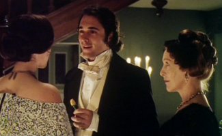 Rachel Verinder (Keeley Hawes), Franklyn Blake (Greg Wise) and Lady Julia Verinder (Patricia Hodge)